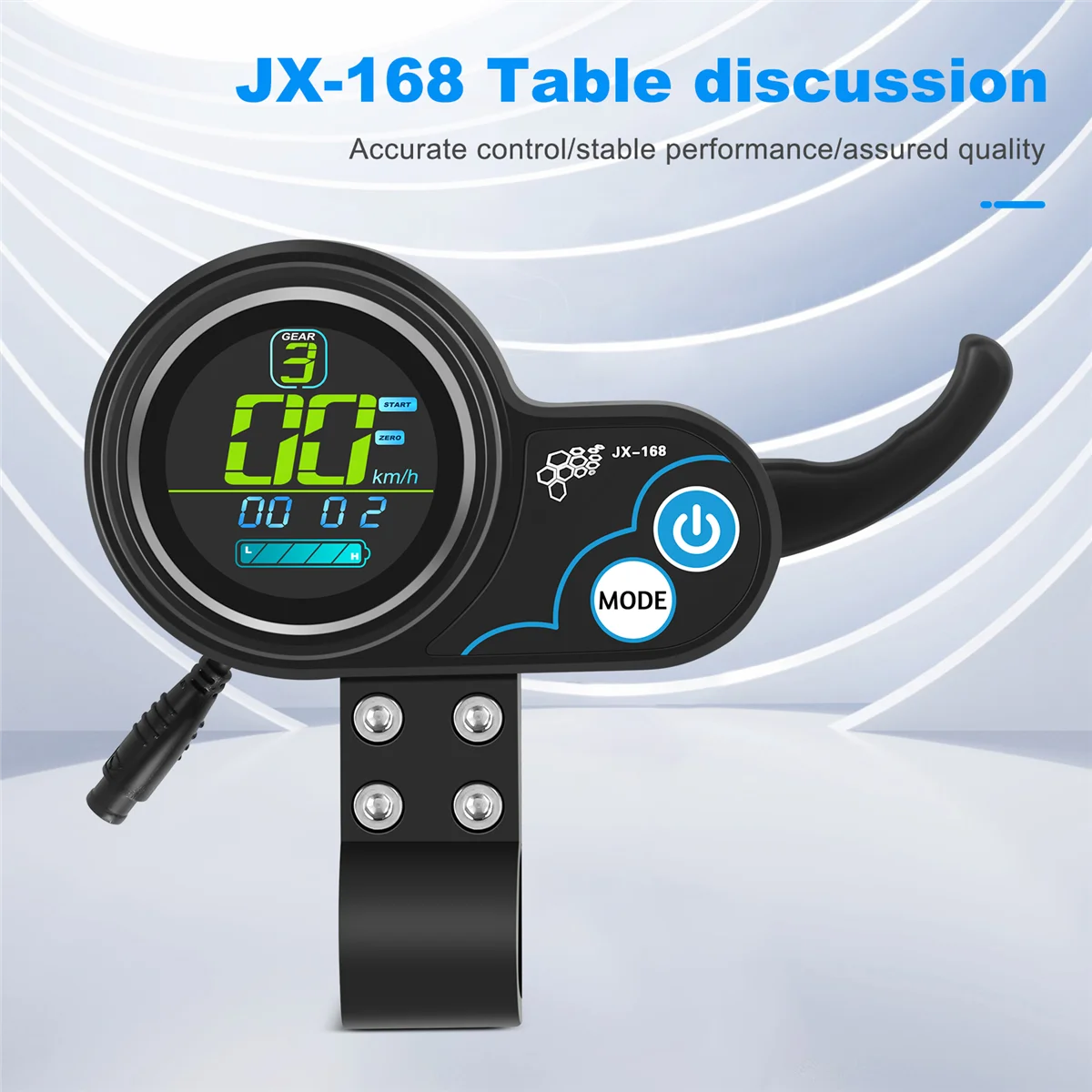 JX-168 Zrýchlenie Nástroj Continental Elektrický Skúter 36V/48V LCD Displej Guvernér Nástroj Plyn Príslušenstvo