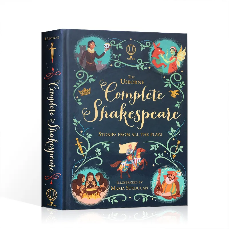Milu Pôvodné anglické Kompletný Shakespeare: Príbehy Zo Všetkých Hrá Detí Plné Farby pevná Väzba
