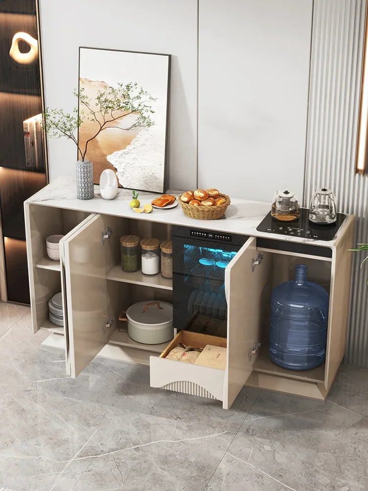 Svetlo luxusné vietor masívneho dreva čaj bar stroj kabinetu multifunkčné skladovanie domácnosti obývacia izba integrované skrine