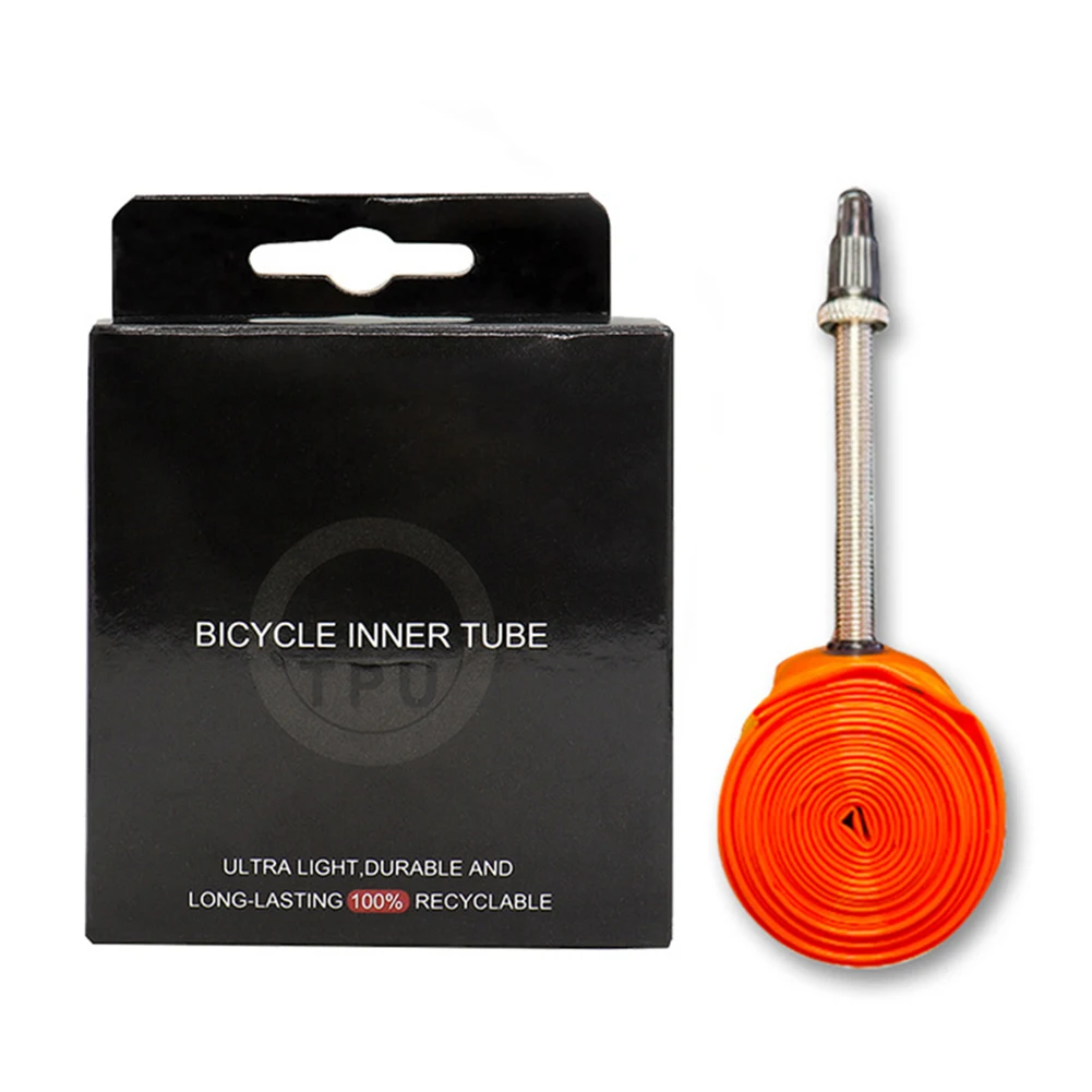 Cesta duše veloduší MTB Bike Orange Vonkajšia Časť PressureResistant Stabilné TPU & Medi Ventil FV 60/50mm