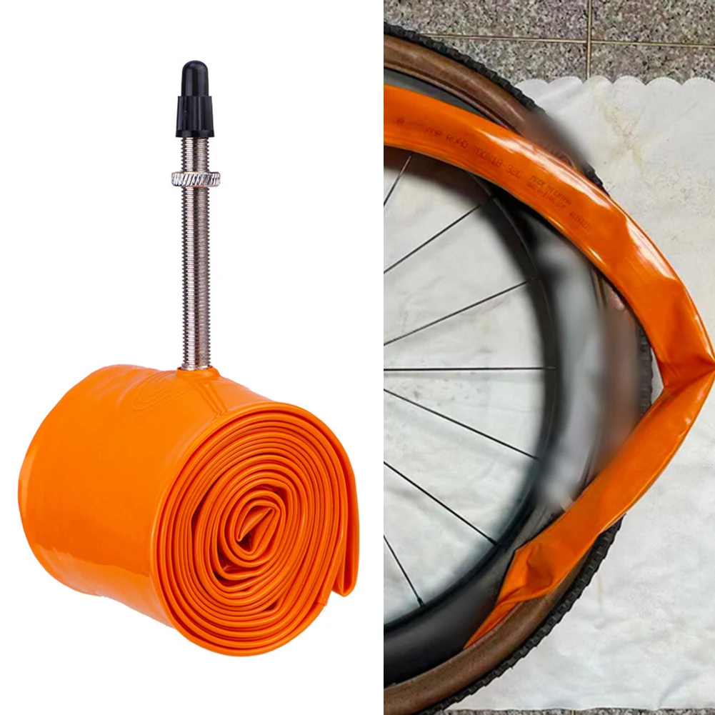 Cesta duše veloduší MTB Bike Orange Vonkajšia Časť PressureResistant Stabilné TPU & Medi Ventil FV 60/50mm