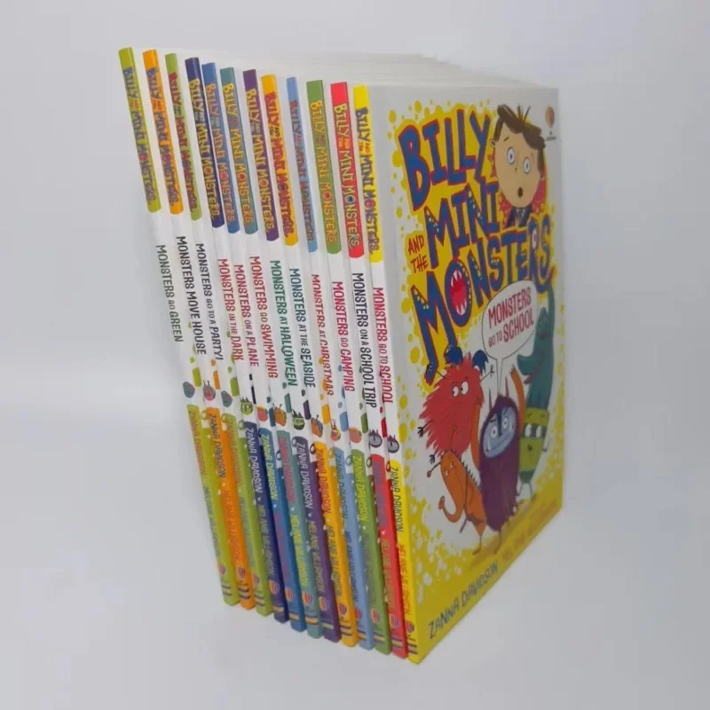 14 Knihy/set Billy A Mini Monštrá Zberu Stanovené Zanna Davidson Dobrodružstvo, Humor Pre Deti a Mladých Dospelých Knihy