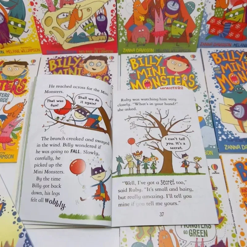 14 Knihy/set Billy A Mini Monštrá Zberu Stanovené Zanna Davidson Dobrodružstvo, Humor Pre Deti a Mladých Dospelých Knihy