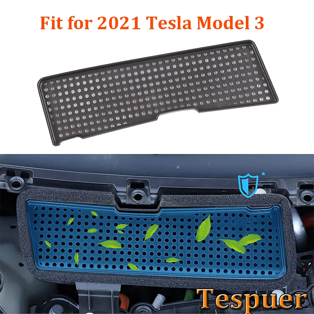 2021 Model3 Vzduchu Filter Prietok Vzduchu Ventilačné Ochrany Rám, Kryt Aktívny Uhlíkový Filter Vzduchu pre Tesla Model 3 2023 Accessoriess