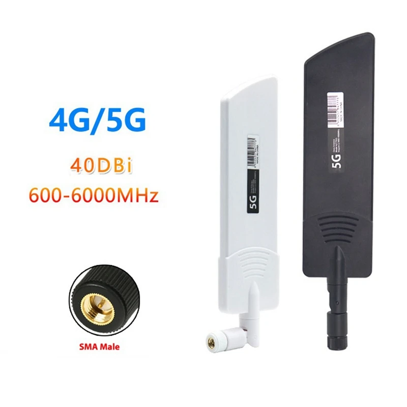 2 KS WIFI Anténa 5G/3G/4G/GSM Full Band Lepidlo Držať Omni Bezdrôtový Smart Meter Router Modul Získať Black SMA Samec